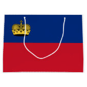 リヒテンシュタイン国旗 ラージペーパーバッグ (正面)