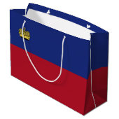 リヒテンシュタイン国旗 ラージペーパーバッグ (裏面アングル)