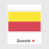 リヒテンシュタイン国旗（1719年～1852年） シール (シート)