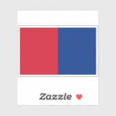 リヒテンシュタイン国旗（1852年～1921年） シール (シート)