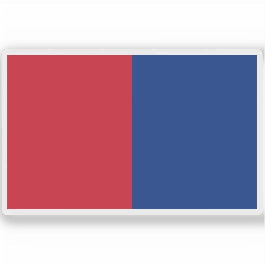 リヒテンシュタイン国旗（1852年～1921年） シール (正面)