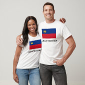 リヒテンシュタイン国旗 Tシャツ (ユニセックス)