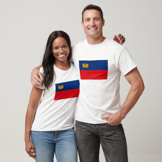 リヒテンシュタイン国旗Tシャツ Tシャツ (ユニセックス)