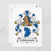 リヒテンシュタイン家紋 ポストカード (正面/裏面)