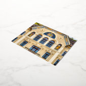 リヒテンシュタイン建築 箔シーズンポストカード (回転した状態)