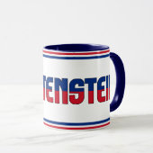 リヒテンシュタイン愛国コーヒーとシピン マグカップ (正面右)