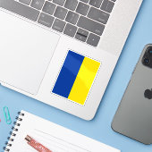 リヒテンシュタイン・トリエゼンバーグ州旗 シール (ノートパソコンとiPhone)