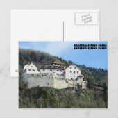 リヒテンシュタイン・バドゥスからの挨拶 ポストカード (正面/裏面)