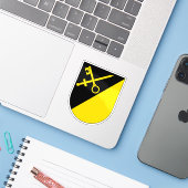 リヒテンシュタイン・マウレンの紋章 シール (ノートパソコンとiPhone)