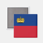リヒテンシュタイン、リビア国旗 マグネット (正面/裏面)
