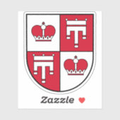 リヒテンシュタイン・ヴァドゥスの紋章 シール (シート)