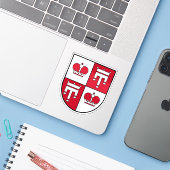 リヒテンシュタイン・ヴァドゥスの紋章 シール (ノートパソコンとiPhone)