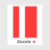 リヒテンシュタイン・ヴァドゥス市旗 シール (シート)