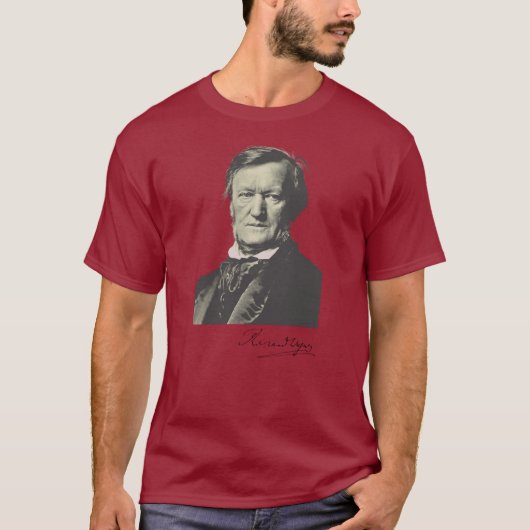リヒャルト・ワーグナーの肖像 Tシャツ (正面)