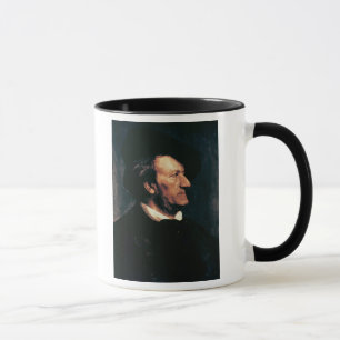 リヒャルト・ワーグナー(1813-83年)のポートレート(canvaの油 マグカップ