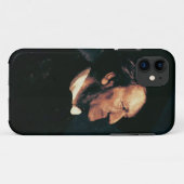 リヒャルト・ワーグナー(1813-83年)のポートレート(canvaの油 Case-Mate iPhoneケース (裏面(横))