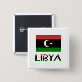 リビアとリビアの国旗 缶バッジ (正面&裏面)