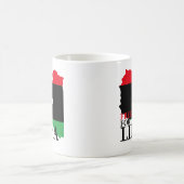 リビアのための自由 コーヒーマグカップ (中央)