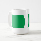 リビアの国旗マグカップ コーヒーマグカップ (正面左)