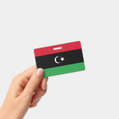 リビアの国旗 バッジ (手持ち)