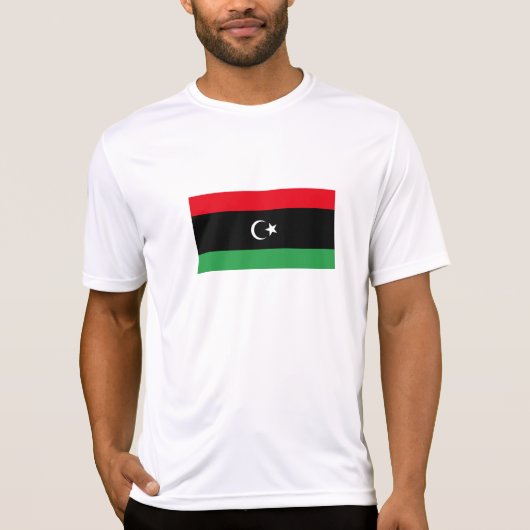 リビアの国旗 Tシャツ (正面)