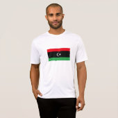 リビアの国旗 Tシャツ (正面フル)