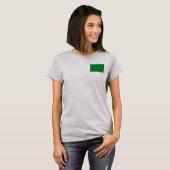 リビアの旗と地図のdk Tシャツ (正面フル)