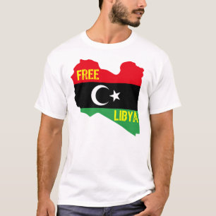 リビアの自由なワイシャツ Tシャツ