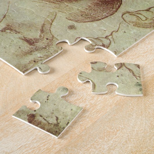 リビアシビルバイミケランジェロ勉強 ジグソーパズル (側面)