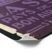 リビアンヴィンテージ旅行ポスター広告レトロプリント ポスター (角)