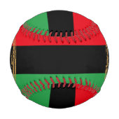 リビア国旗とコート・オブ・アームズ 野球ボール (裏面)