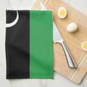 リビア国旗 キッチンタオル (四つ折り)