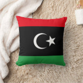 リビア国旗 クッション (ブランケット)