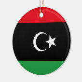 リビア国旗 セラミックオーナメント (左)