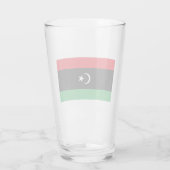 リビア国旗 タンブラーグラス (裏面)