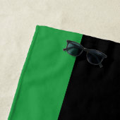 リビア国旗 ビーチタオル (インサイチュ)