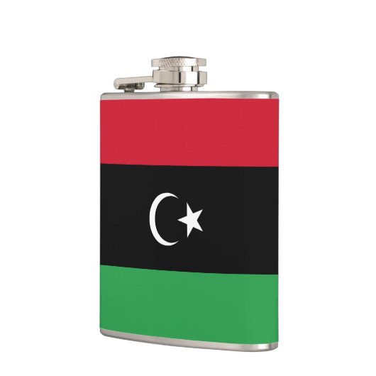 リビア国旗 フラスク (左)