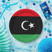 リビア国旗 ペーパープレート (パーティー)