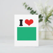 リビア国旗 ポストカード (スタンド正面)