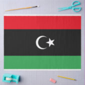 リビア国旗 薄葉紙 (クラフト)