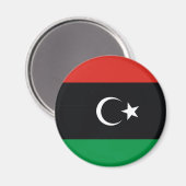 リビア国長国旗の国シンボル共和国 マグネット (正面/裏面)