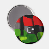 リビア独立王国旗 マグネット (正面/裏面)