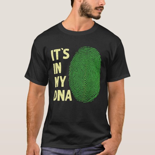 リビア私のDnaリビア国旗のチームのリビア Tシャツ (正面)