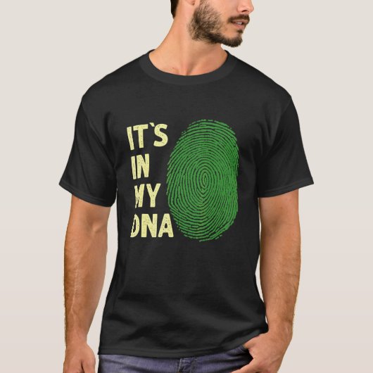 リビア私のDnaリビア国旗のチームのリビア Tシャツ (正面)