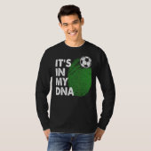 リビア私のDnaリビア国旗のチームのリビア Tシャツ (正面フル)