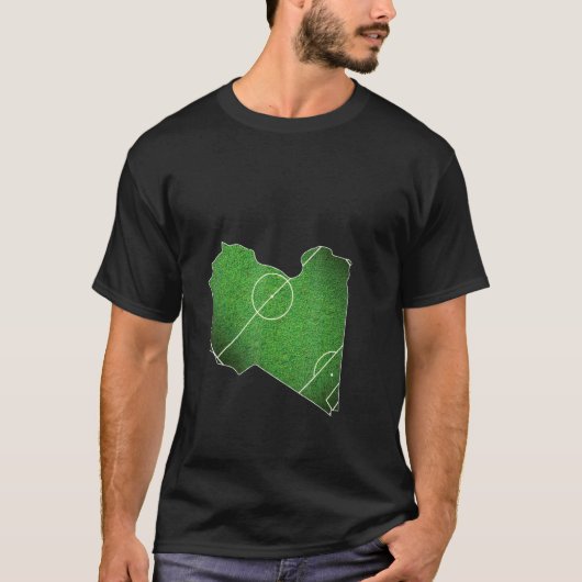 リビア サッカー フットボール 法廷 Tシャツ (正面)