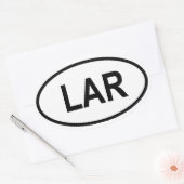 リビア「LAR」 楕円形シール (封筒)