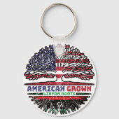 リビアUSアメリカ合衆国統一された州ツリー キーホルダー (裏面)