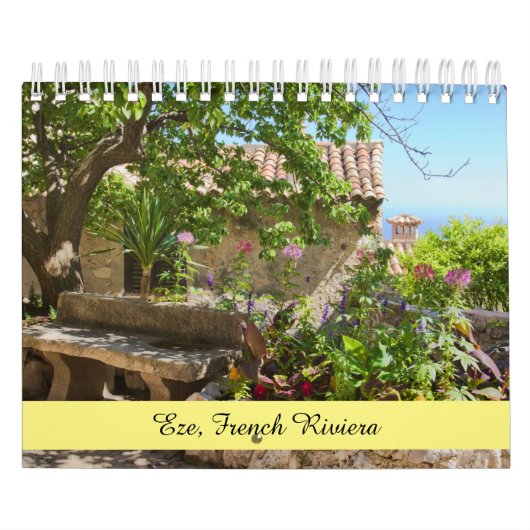 リビエラのエゼのカレンフランスのダー カレンダー (カバー)