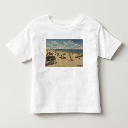 リビエラのビーチ、フロリダ-ビーチのSunbathers トドラーTシャツ (正面)